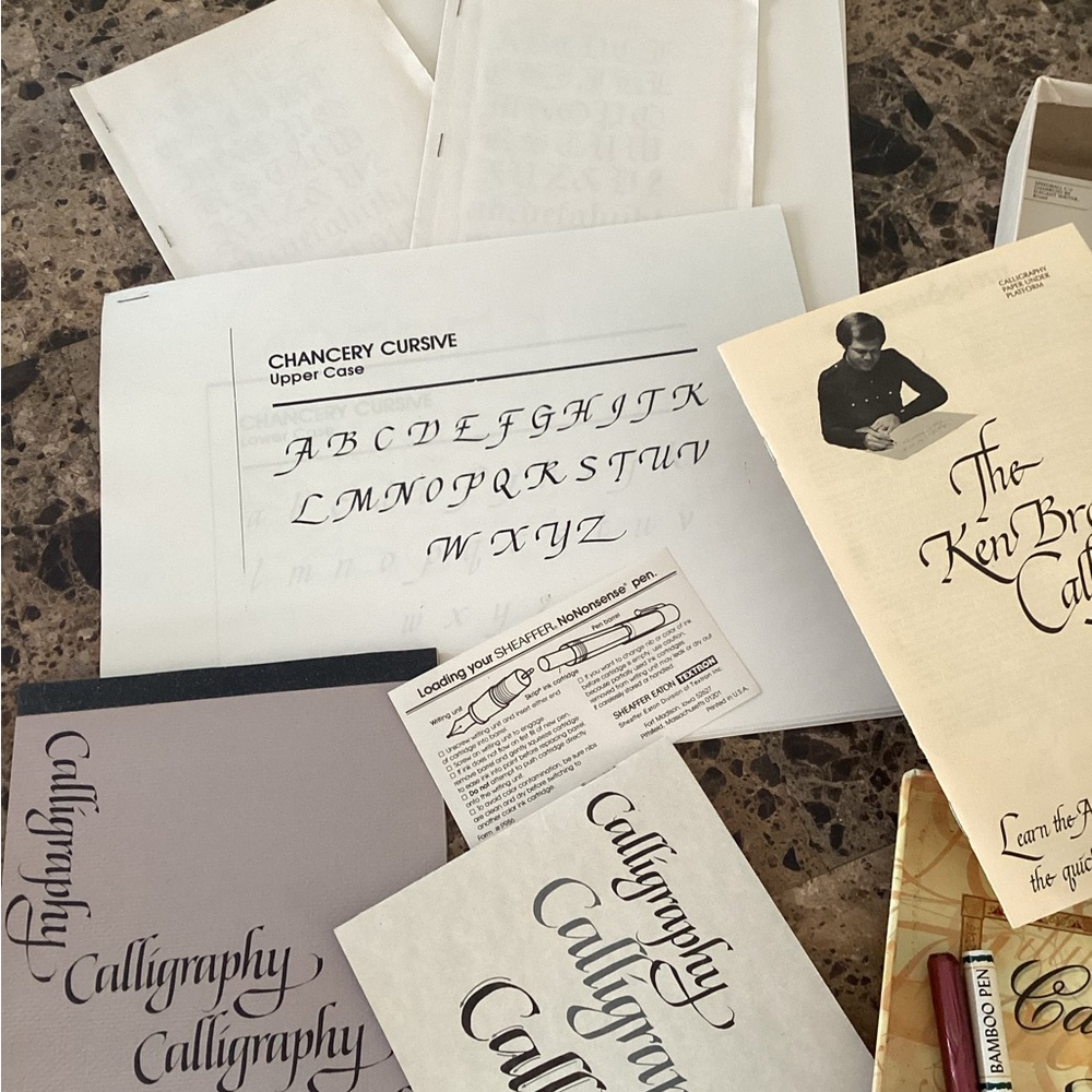 🌂 Mixed Calligraphy Lot - Picture 3 of 6